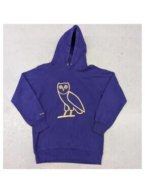 OG Octobers Very Own OvO Purple & Gold Owl Hoodie